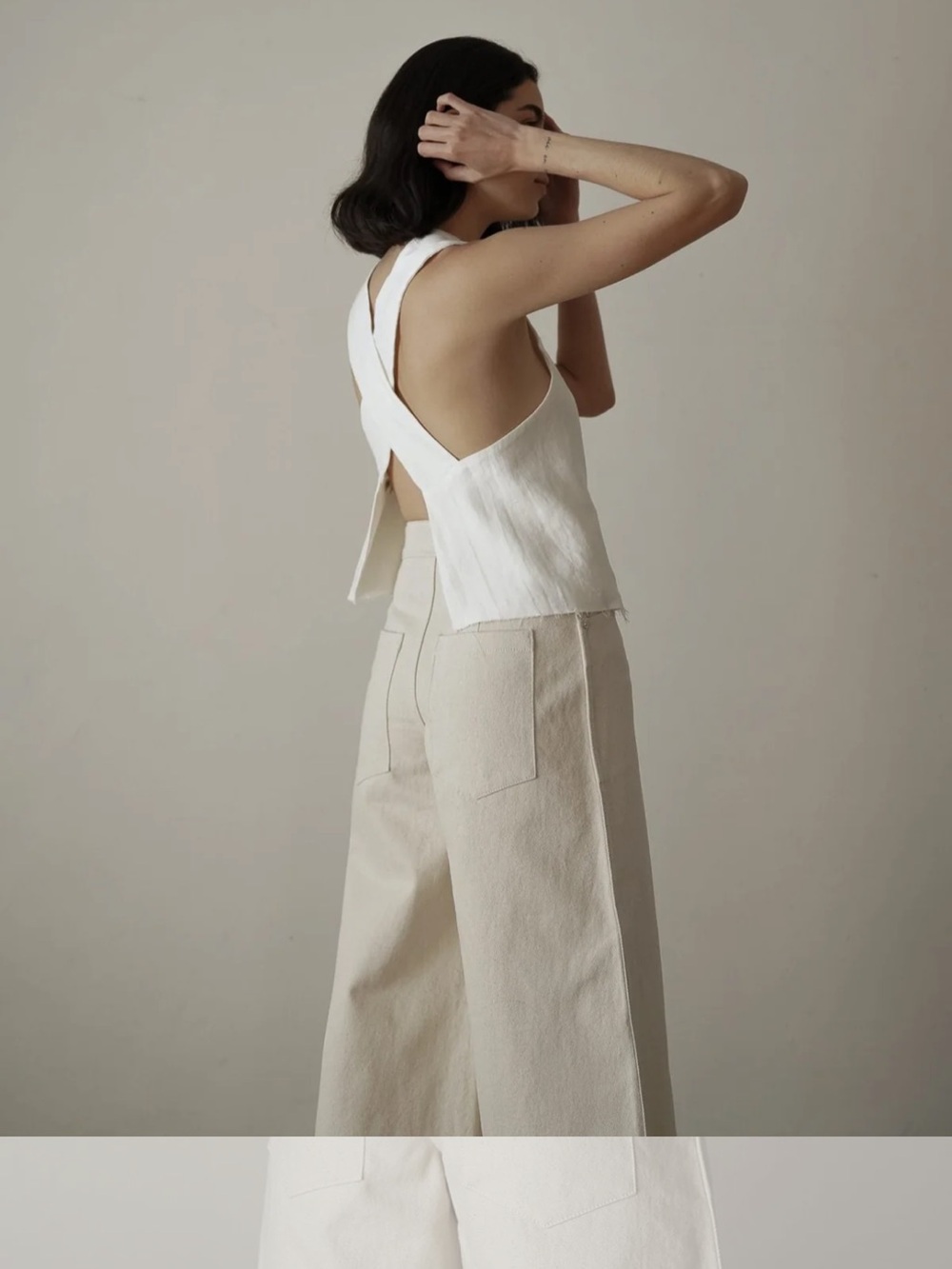 NWOT ZII ROPA AKU TOP LINEN - Picture 3 of 11